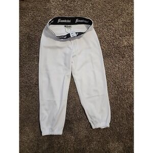 Franklin Youth Baseball‎ Pants, Full Length, White, Sz. Y/XL